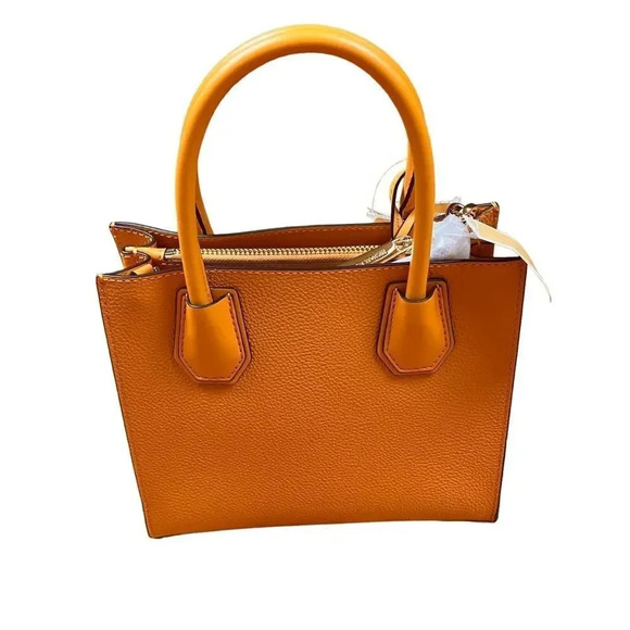 MICHAEL KORS MERCER Medium Messenger Crossbody Bag Honeycomb Leather NWT… - Picture 4 of 16